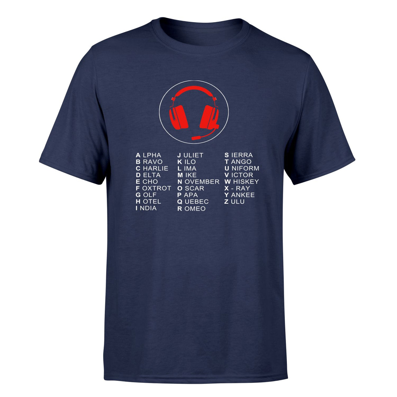 Aviation Alphabet 3 Designed T-Shirts