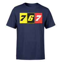 Thumbnail for Flat Colourful 767 Designed T-Shirts