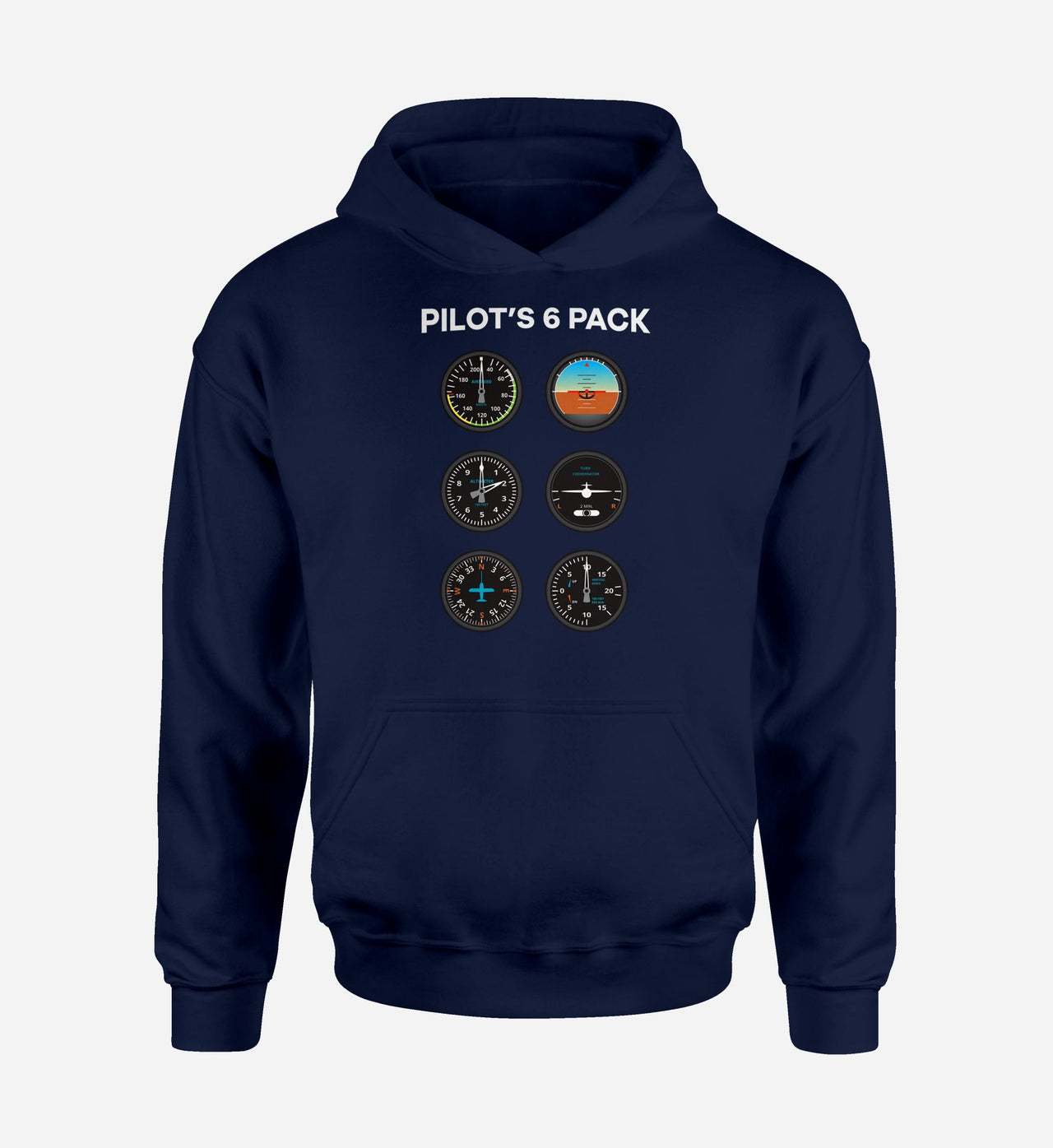 Pilot's 6 Pack Designed Hoodies