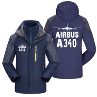 Thumbnail for Airbus A340 & Plane Designed Thick Skiing Jackets