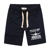 Thumbnail for Flying is Importanter Designed Cotton Shorts