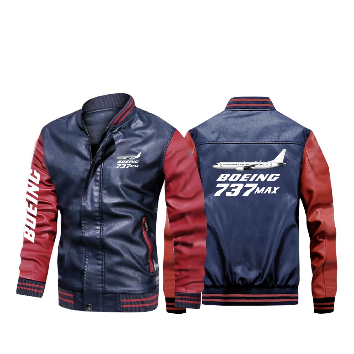 The Boeing 737Max Designed Stylish Leather Bomber Jackets