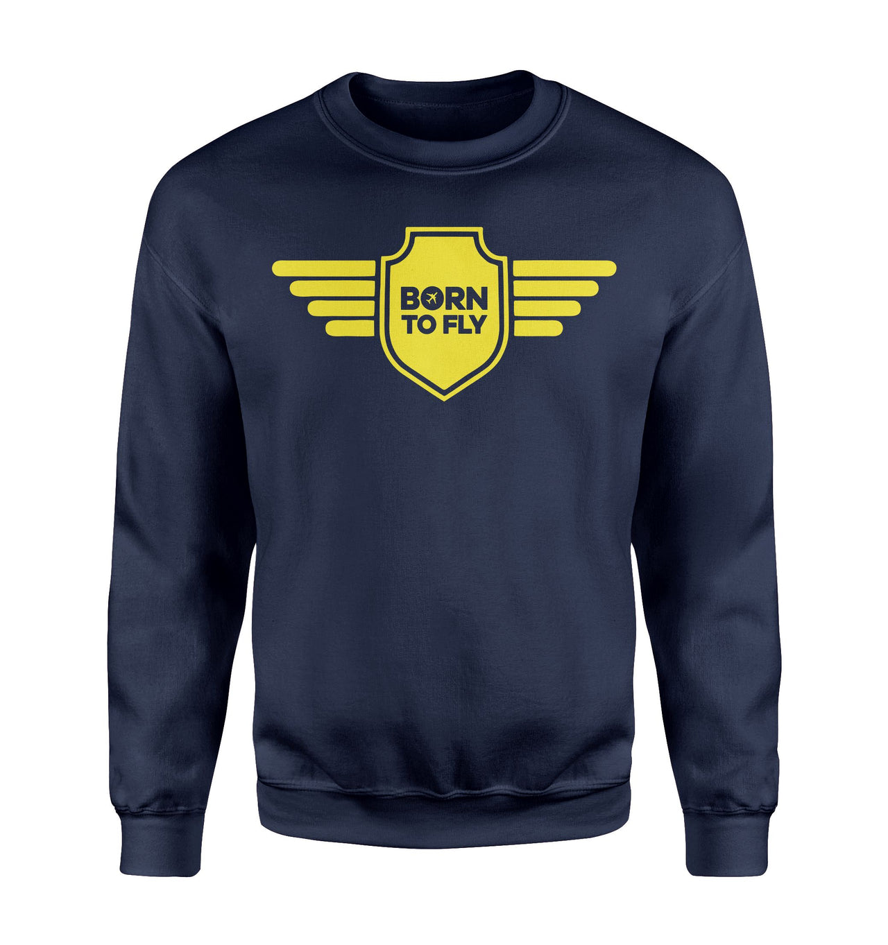 Born To Fly & Badge Designed Sweatshirts