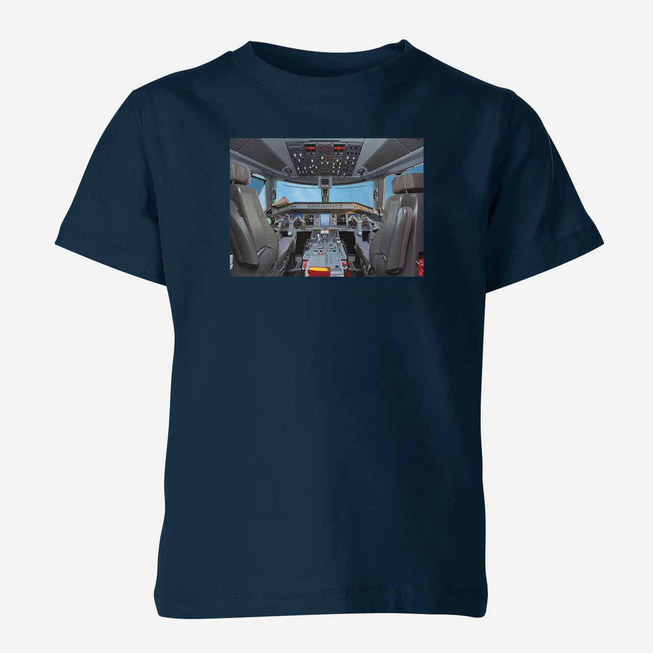 Embraer E190 Cockpit Designed Children T-Shirts