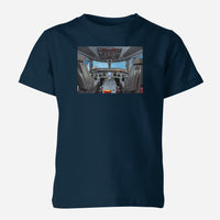 Thumbnail for Embraer E190 Cockpit Designed Children T-Shirts