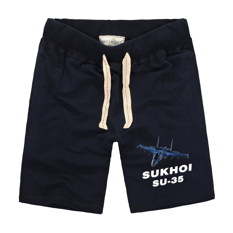 The Sukhoi SU-35 Designed Cotton Shorts