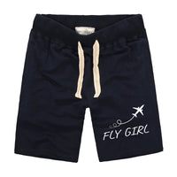 Thumbnail for Just Fly It & Fly Girl Designed Cotton Shorts