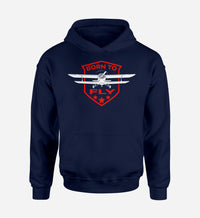 Thumbnail for Born To Fly Designed Designed Hoodies