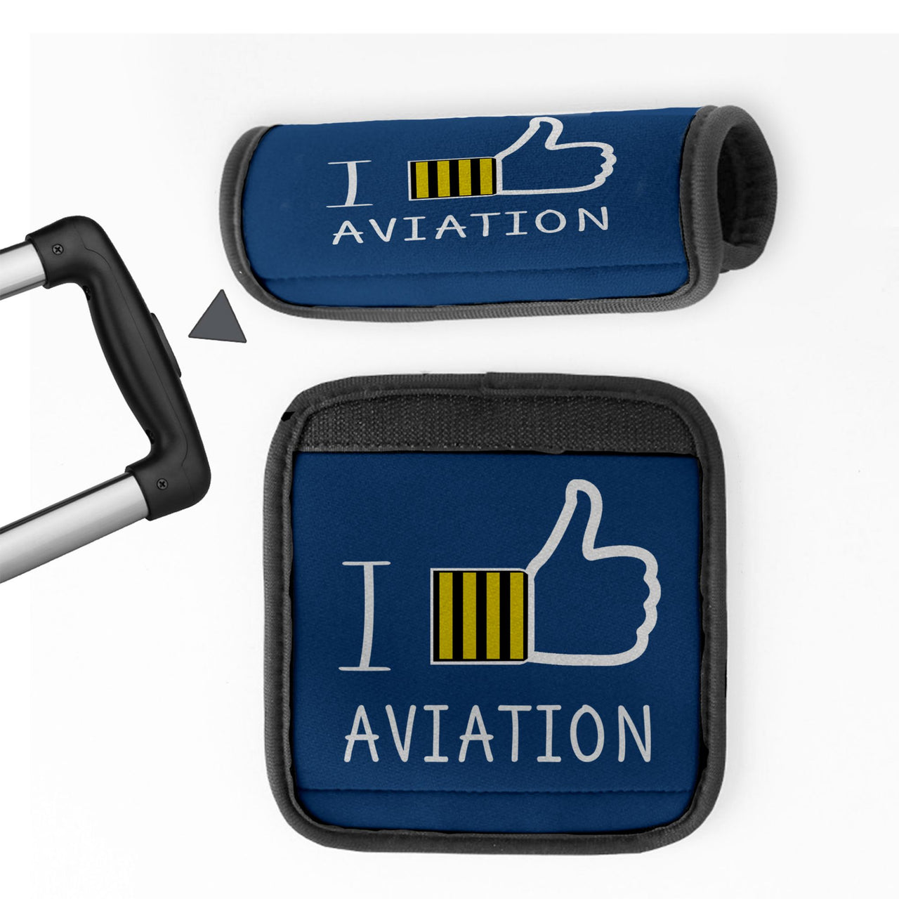 I Like Aviation Designed Neoprene Luggage Handle Covers