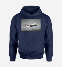 Thumbnail for Departing Lufthansa A380 Designed Hoodies