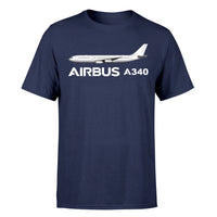 Thumbnail for The Airbus A340 Designed T-Shirts