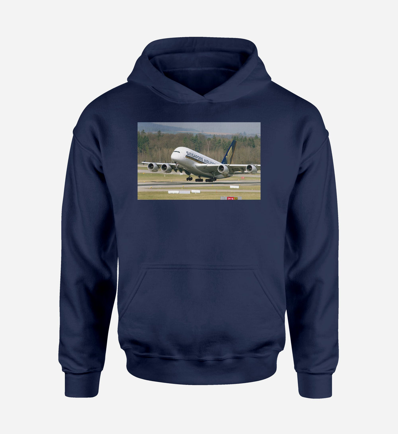 Departing Singapore Airlines A380 Designed Hoodies