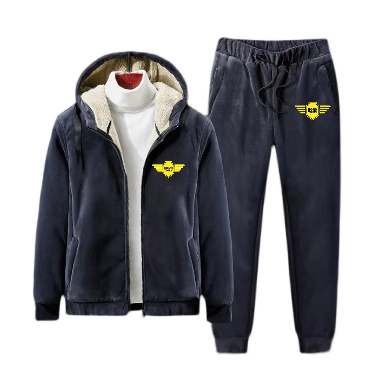 Born To Fly & Badge Designed Winter Sportsuits