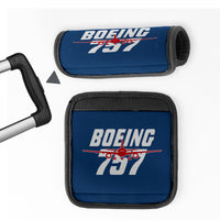 Thumbnail for Amazing Boeing 757 Designed Neoprene Luggage Handle Covers