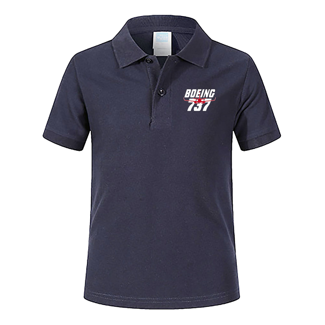 Amazing Boeing 737 Designed Children Polo T-Shirts