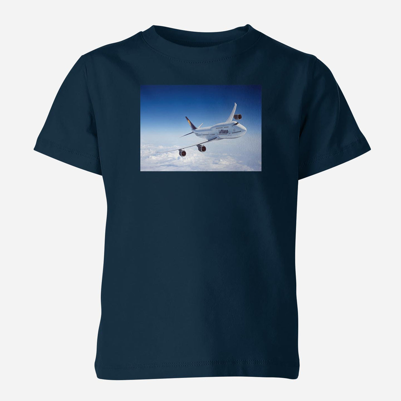 Cruising Lufthansa's Boeing 747 Designed Children T-Shirts