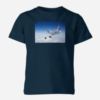 Thumbnail for Cruising Lufthansa's Boeing 747 Designed Children T-Shirts