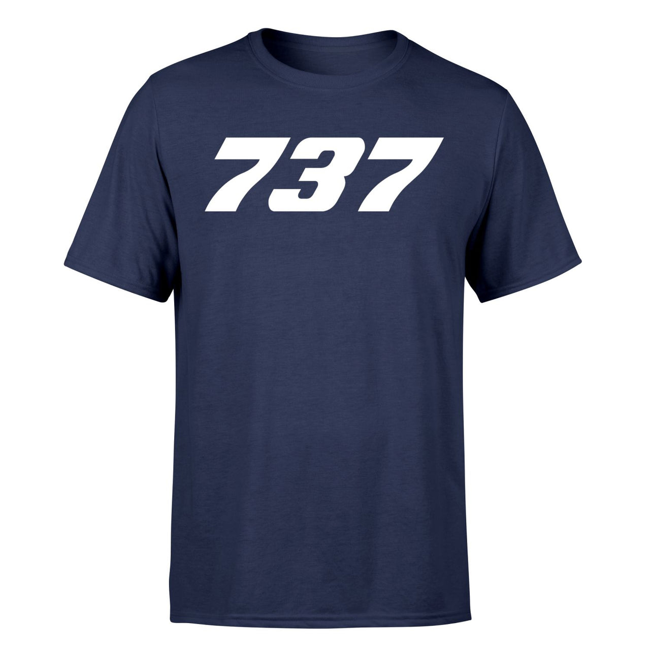 737 Flat Text Designed T-Shirts