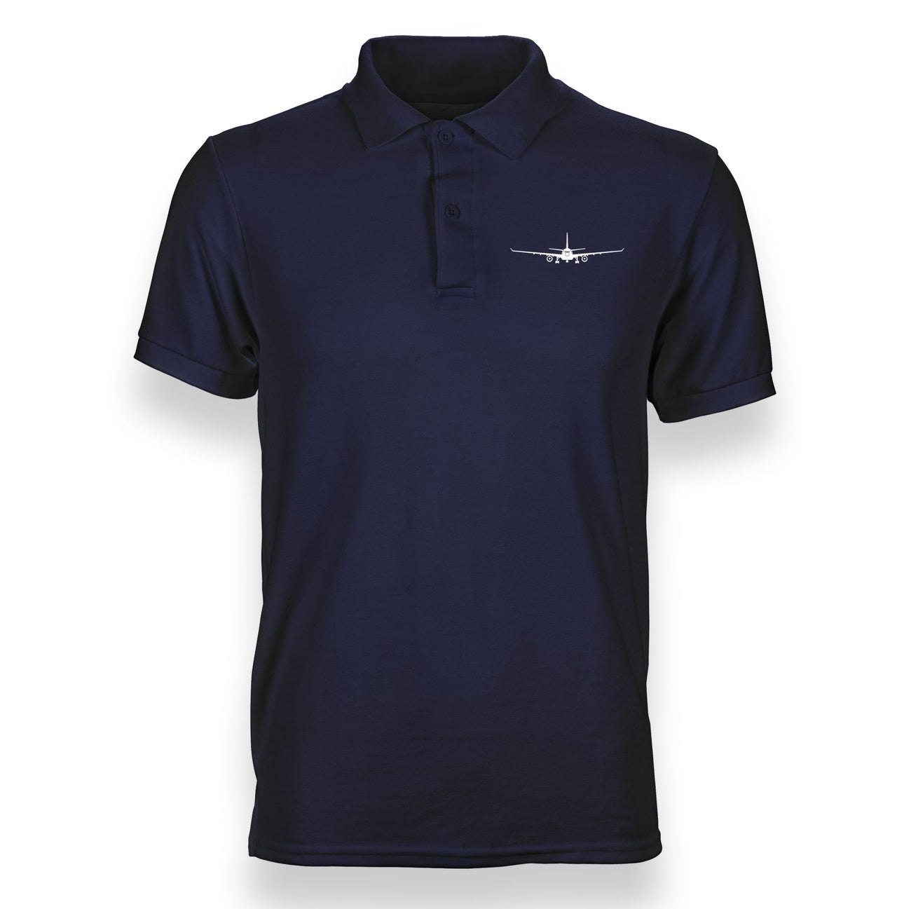 Airbus A330 Silhouette Designed "WOMEN" Polo T-Shirts