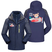 Thumbnail for Little Pilot Designed Thick Skiing Jackets