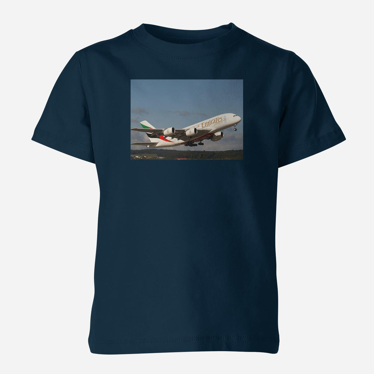 Departing Emirates A380 Designed Children T-Shirts
