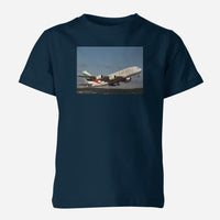 Thumbnail for Departing Emirates A380 Designed Children T-Shirts