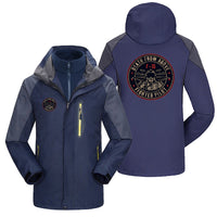 Thumbnail for Fighter Jet 16 - Death From Above Designed Thick Skiing Jackets