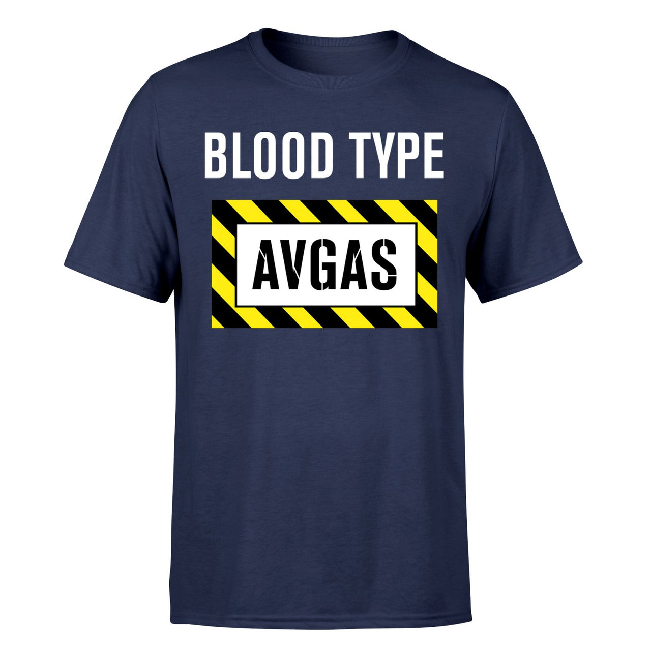 Blood Type AVGAS Designed T-Shirts