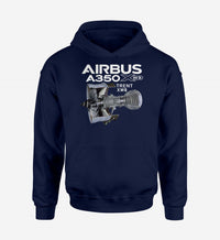 Thumbnail for Airbus A350 & Trent Wxb Engine Designed Hoodies