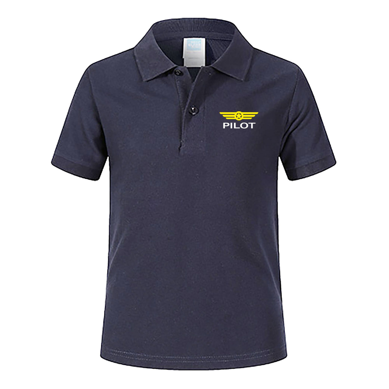 Pilot & Badge Designed Children Polo T-Shirts