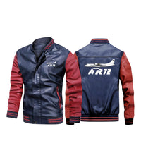 Thumbnail for The ATR72 Designed Stylish Leather Bomber Jackets