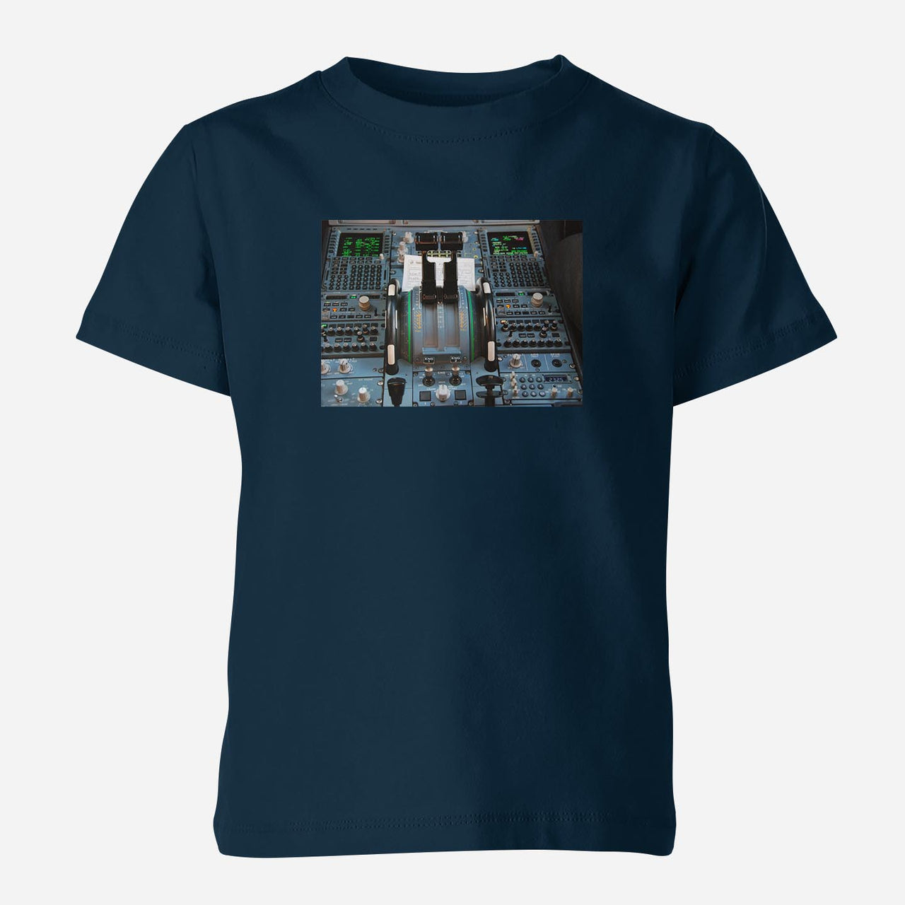 Airbus A320 Cockpit Designed Children T-Shirts