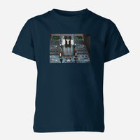 Thumbnail for Airbus A320 Cockpit Designed Children T-Shirts