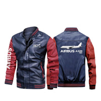 Thumbnail for The Airbus A320Neo Designed Stylish Leather Bomber Jackets