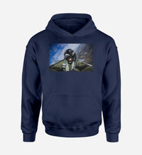 Thumbnail for Amazing Military Pilot Selfie Designed Hoodies