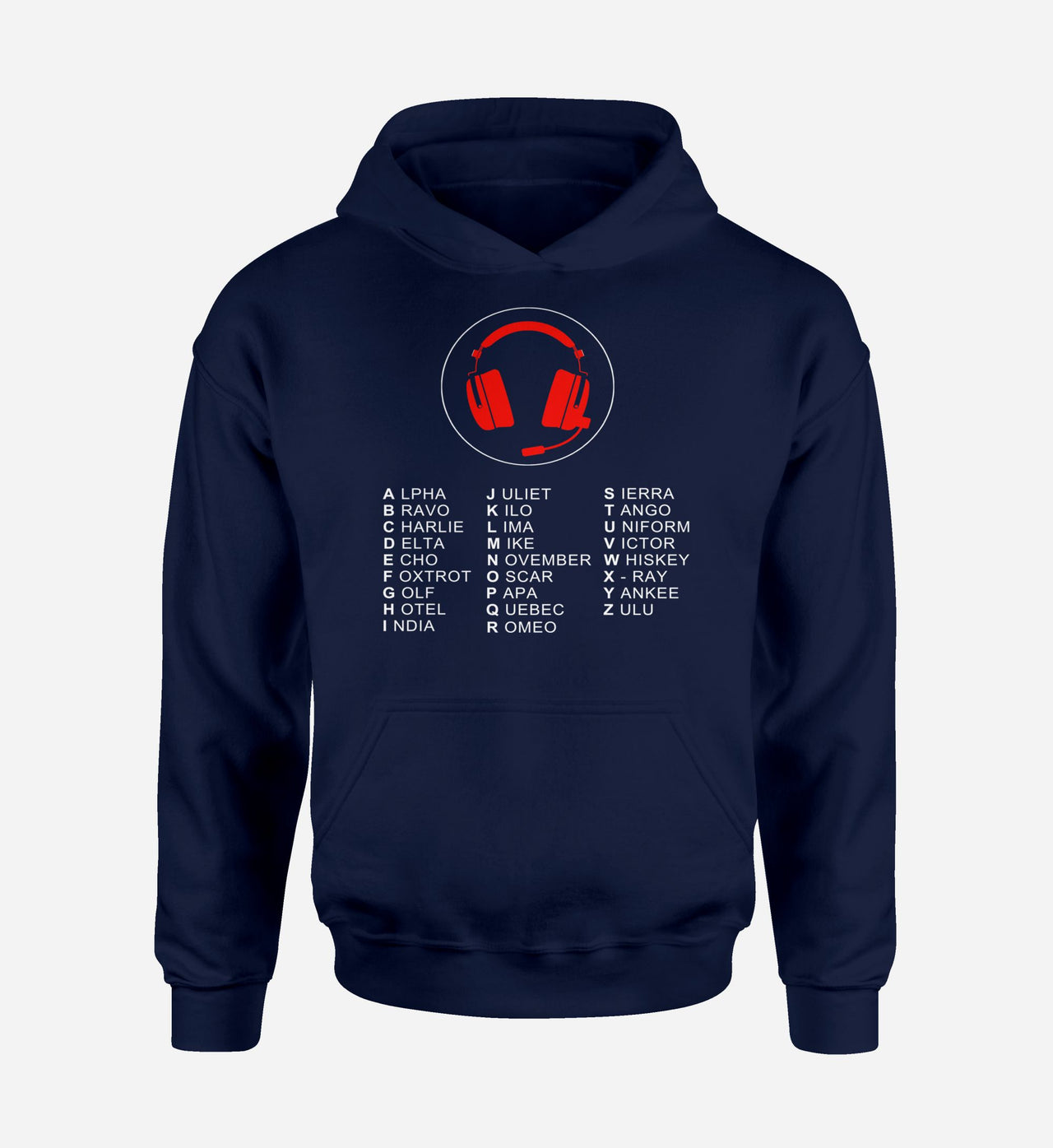Aviation Alphabet 3 Designed Hoodies