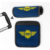 Thumbnail for Born To Fly & Badge Designed Neoprene Luggage Handle Covers
