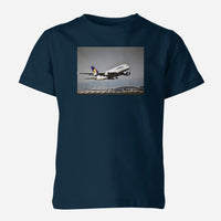 Thumbnail for Departing Lufthansa A380 Designed Children T-Shirts