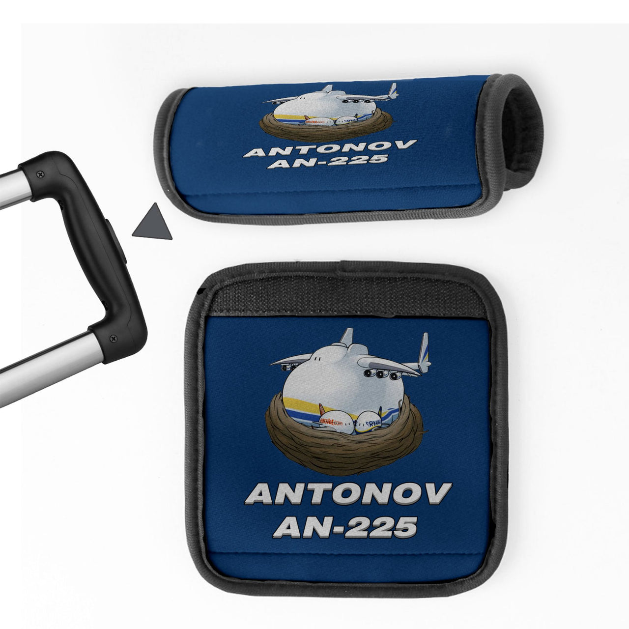 Antonov AN-225 (22) Designed Neoprene Luggage Handle Covers