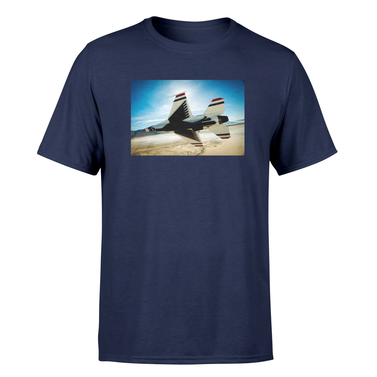 Turning Right Fighter Jet 16 Designed T-Shirts