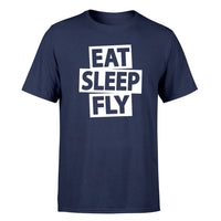 Thumbnail for Eat Sleep Fly Designed T-Shirts