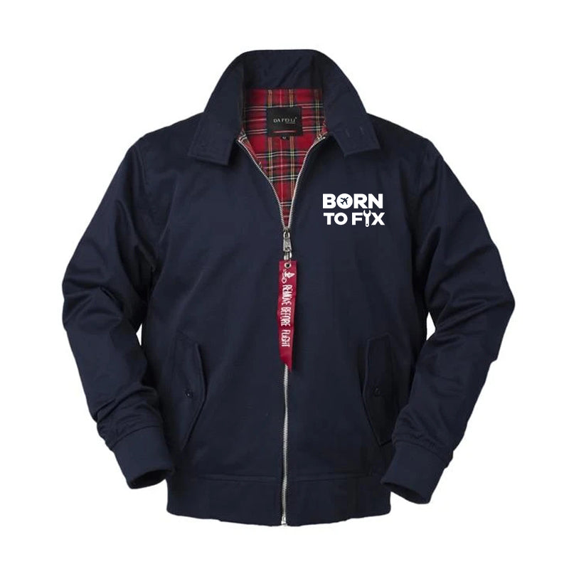 Born To Fix Airplanes Designed Vintage Style Jackets