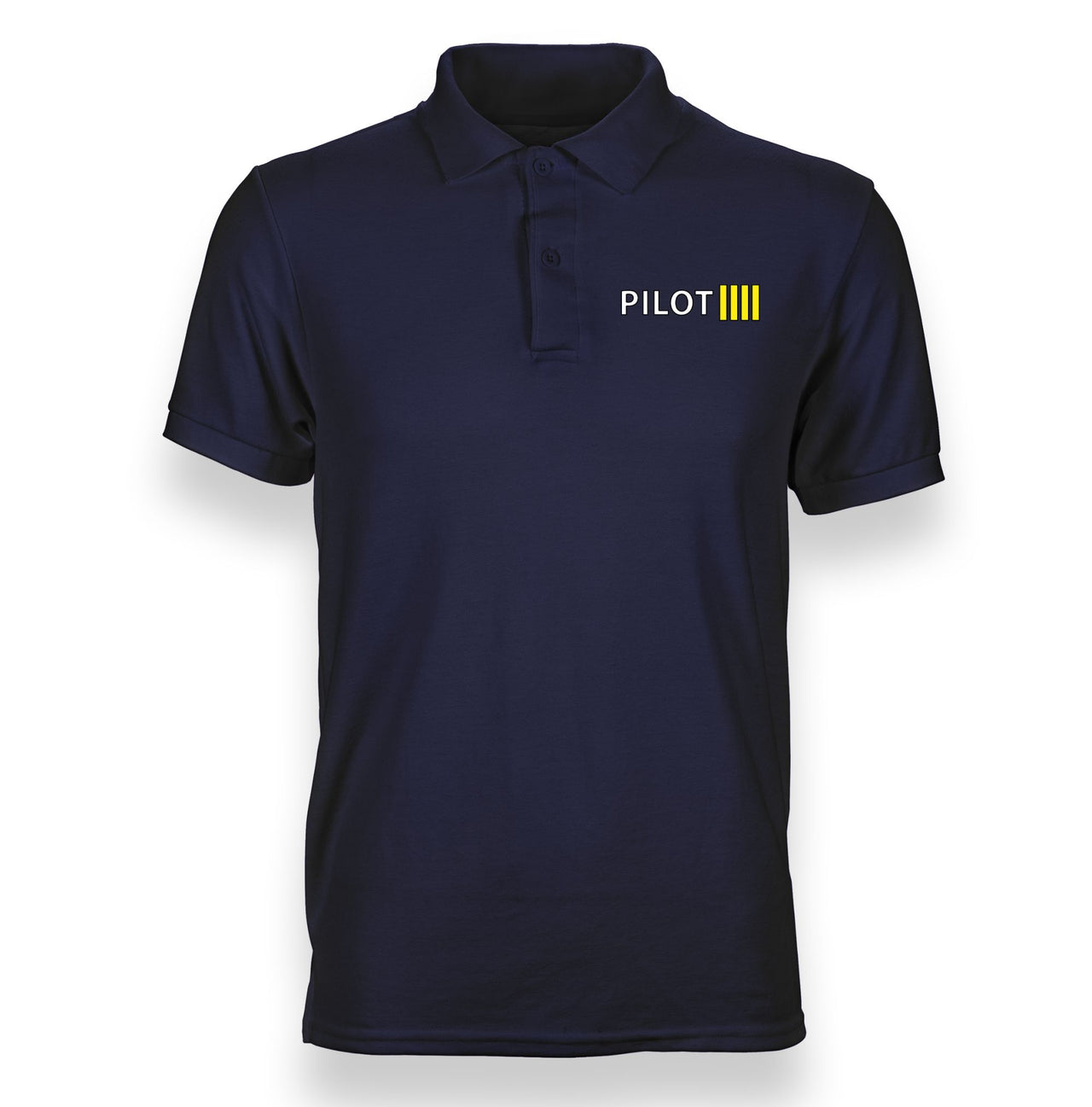 Pilot & Stripes (4 Lines) Designed "WOMEN" Polo T-Shirts