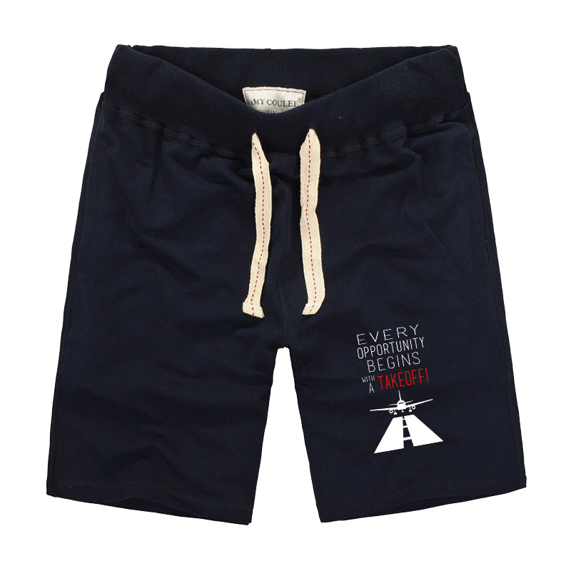 Every Opportunity Designed Cotton Shorts