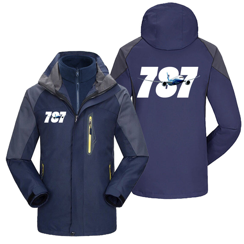 Super Boeing 787 Designed Thick Skiing Jackets