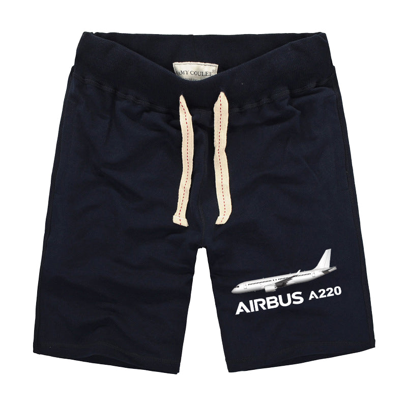 The Airbus A220 Designed Cotton Shorts