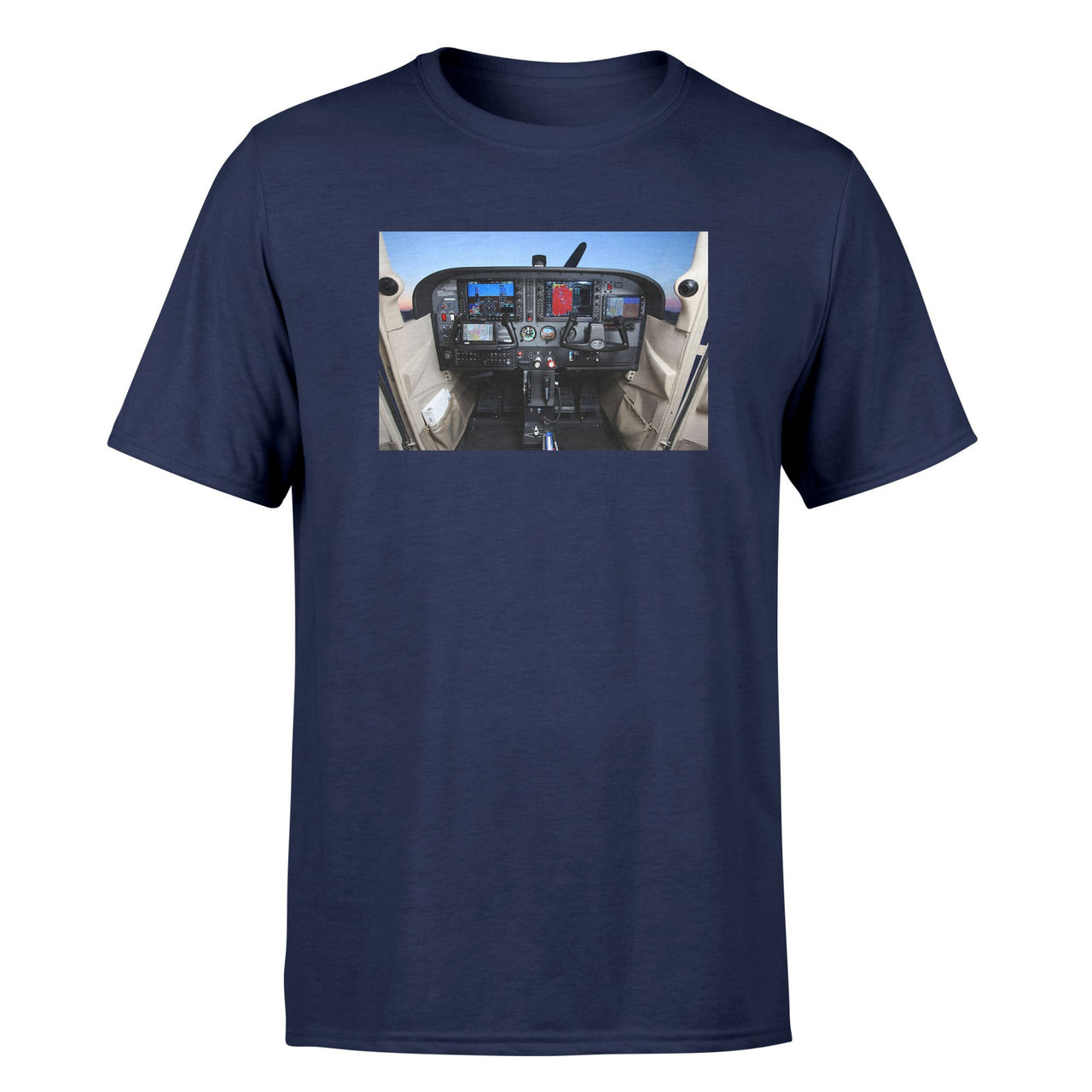 Cessna 172 Cockpit Designed T-Shirts