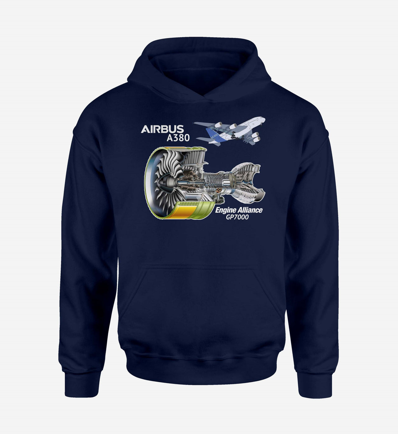 Airbus A380 & GP7000 Engine Designed Hoodies