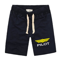 Thumbnail for Pilot & Badge Designed Cotton Shorts