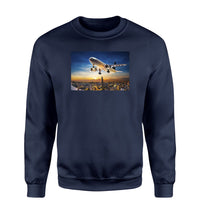 Thumbnail for Super Aircraft over City at Sunset Designed Sweatshirts